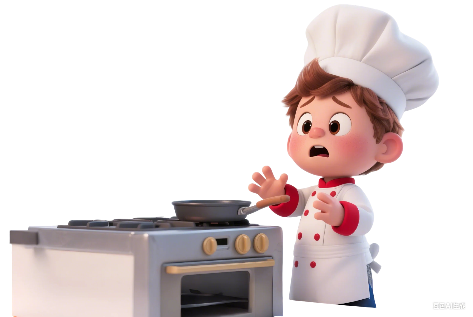 烫伤急救背景插图